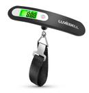 Balança de bagagem digital Luxebell, capacidade de 50 kg/110 lb, preta
