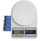Balança de Cozinha Digital 10Kg Com 4 Pilhas AAA Inclusas Dieta Medida Pesagem Regime