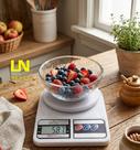 Balança de Cozinha Digital Bela Flor Pesa Até 10kg Branca