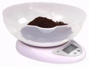 Balança De Precisão Com Bandeja De Cozinha 5kg Digital Flex Capacidade Máxima 5 Kg Cor Branco
