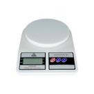 Balança Digital 10kg Branca Precisão Culinária Fitness Viagem Cozinha Mesa Eletrônica Multifuncional