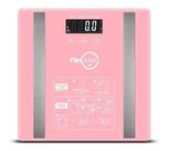 Balança Digital Corporal com Bioimpedancia Mede 6 Servicos Rosa