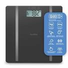 Balança Digital Corporal de Bioimpedância Techline até 180Kg - Black