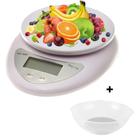 Balança Digital Cozinha 10kg C/ Vasilha 1lt Dieta e Nutrição - BELAKASA
