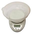 Balança Digital Cozinha 5kg com Recipiente Função Tara Precisão 1g para Receitas
