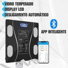 Balança Digital Medidora Corporal Bioimpedância Até 140kg Casa Banheiro Academia Escritório Saúde Pr