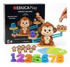 Balança Macaco Aprenda A Somar Educa Play Polibrinq