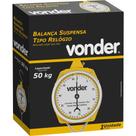 Balança suspensa 50 kg, com relógio, analógico, VONDER