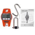 Balança suspensa Haofy Mini LCD digital portátil 300 kg/600 lb laranja