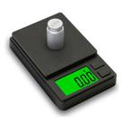 Balanças de bolso digitais 100g/0,01g com LCD retroiluminado em preto