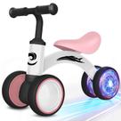 Balance Bike Gamfeiny Colorful Lighting, menina de 1 ano