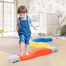 Balance Stepping Stones Miereirl para crianças de 3 a 5 anos, laranja, azul