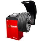 Balanceadora de rodas manual computadorizada 10" a 24" com capô vermelha - RBI0002 (220V)