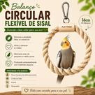 Balanço Circular de Sisal Play Psitas Balanço Circular de Sisal Play Psitas