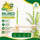 Balanço Duas Hastes Bolinhas Piutorcedor com Poleiro de Corda De Algodão Balanço Duas Hastes Bolinhas Piutorcedor com Poleiro de Corda De Algodão