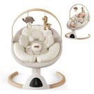 Balanço elétrico portátil para bebê TinyGlow com controle remoto, bege Balanço elétrico portátil para bebê TinyGlow com controle remoto, bege