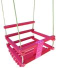 Balanço Gangorra Infantil Madeira 35x35 Pink Suporta 80kg. Balanço Gangorra Infantil Madeira 35x35 Pink Suporta 80kg.