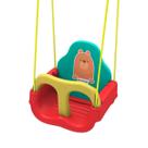 Balanço Infantil De Ursinho Xalingo Cor Vermelho/Verde - Sem Gancho