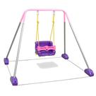 Balanço Infantil Individual com Estrutura Jundplay Rosa