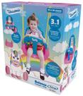Balanço infantil rosa desenho unicórnio Xalingo