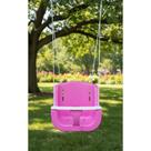 Balanço Infantil Seguro Rosa 1-4 Anos 30kg