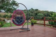 Balanço Macaípe com suporte - Corda náutica by DeckDecor.