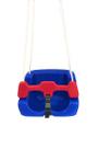 Balanço Quadrado - Azul c/ Vermelho - Com Cinto Balanço Quadrado - Azul c/ Vermelho - Com Cinto