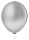 Balão 09 Liso GF Riberball C/50 Redondo Cinza