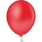 Balão 16 Polegadas Liso Vermelho Pacote com 12 Unidades