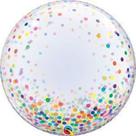 Balao 24 Deco Bubble Pontos De Confete Colorido 57791 - Qualatex
