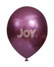 Balao 5 Cromado Marsala C/25 Joy - JOY BALOES