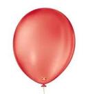 Balao 5 liso redondo c/50 vermelho quente sao roque