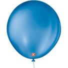 Balão 8 Liso Azul Cobalto Pacote com 50