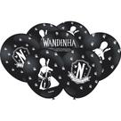 Balão 9 Wandinha Preto 25 Un - Festcolor