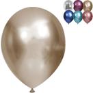 Balão Bexiga Cromado, 9 Polegadas Pacote De 25 Unds, Balão Metalizado Brilhante Balão Bexiga Cromado, 9 Polegadas Pacote De 25 Unds, Balão Metalizado Brilhante