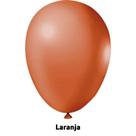 Balão Bexiga Liso Festa Decoração 6,5 Pol. Laranja C/ 25Un
