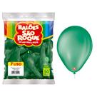 Balão Bexiga N 7 Verde Folha Com 50 unidades - São Roque