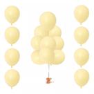 Balão Bexiga Redondo Candy Amarelo N9 50 Unidades