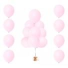 Balão Bexiga Redondo Candy Rosa N9 25 Unidades