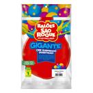 Balão Bexiga São Roque Liso Gigante Vermelho Quente 12505601