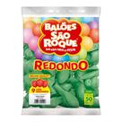 Balão Bexiga São Roque Liso Nº9 Redonda C/50 Verde Maçã