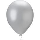 Balão Cintilante N.090 Pérola Prata - Pacote com 25 Unidades