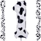 Balão de Alumínio AIQINHU - Desenho de Vaca - Número 1 - 40cm