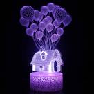 Balão de ar quente 3D Night Light USB Colorful Touch para crianças