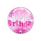 Balão de Festa Bubble 22" 56cm - Happy Birthday Explosão de Estrelas Rosa - 1 unidade - Qualatex - Rizzo Balão de Festa Bubble 22" 56cm - Happy Birthday Explosão de Estrelas Rosa - 1 unidade - Qualatex - Rizzo