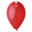 Balão de Festa Látex Liso - Red (Vermelho) 045 - Gemar - Rizzo