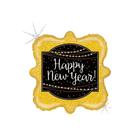 Balão De Festa Metalizado 18'' 46cm - Glittering Happy New Year - 1 unidade - Rizzo