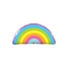 Balão de Festa Microfoil 36" 90cm - Arco-íris Radiante - 01 Unidade - Qualatex - Rizzo Balões