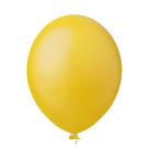 Balão de Festa Redondo Amarelo nº8 20cm - 50 Unidades - Happy Day