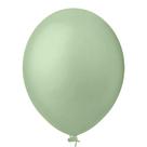 Balão de Festa Redondo Verde Eucalipto nº9 23cm - 50 Un - Happy Day